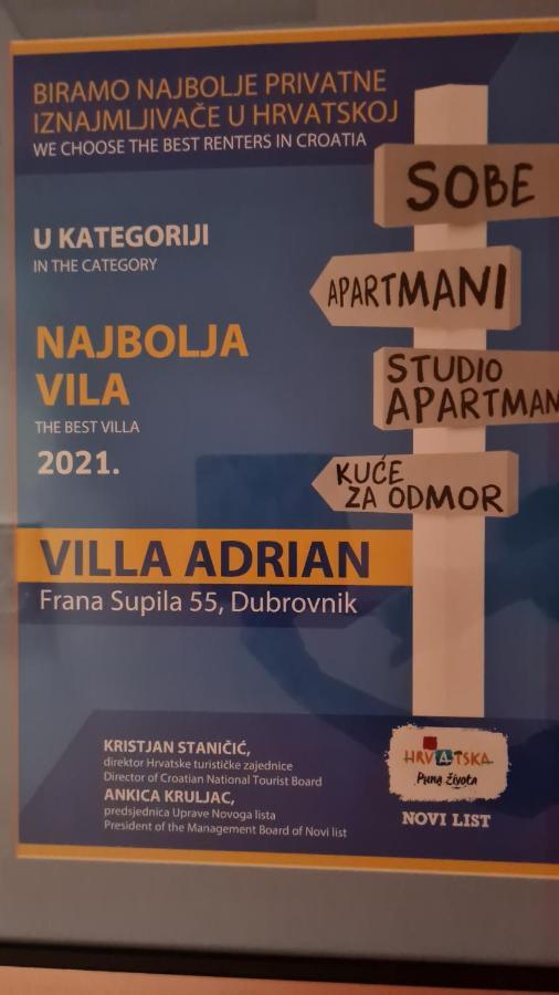 Villa Adrian Dubrovnik Exteriör bild